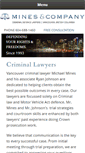 Mobile Screenshot of mineslaw.com